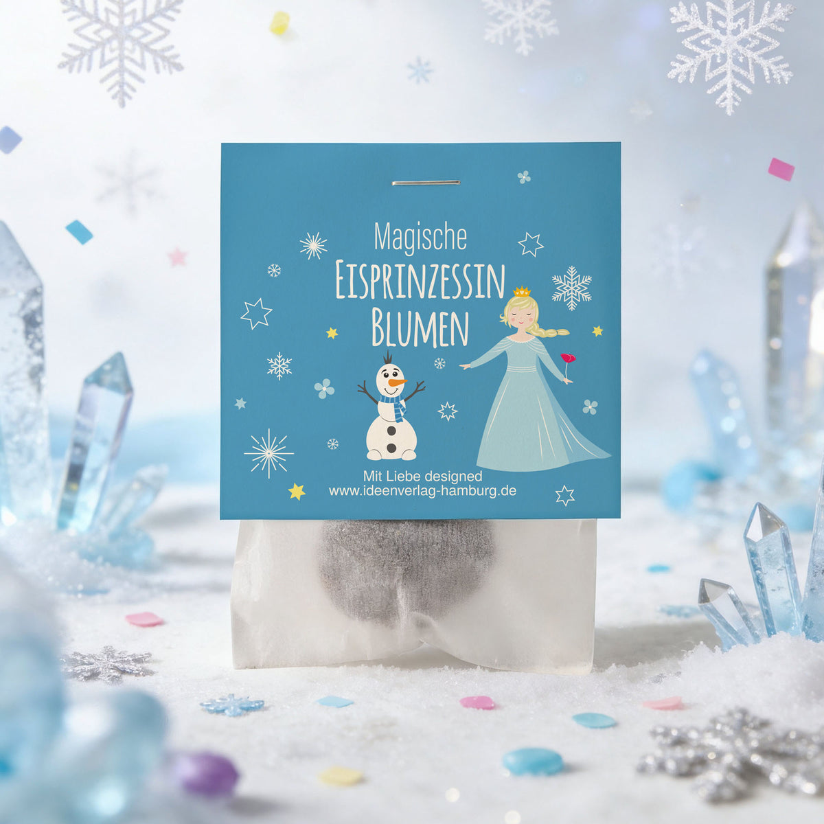 10x "Eisprinzessin" Winter-Samenbomben