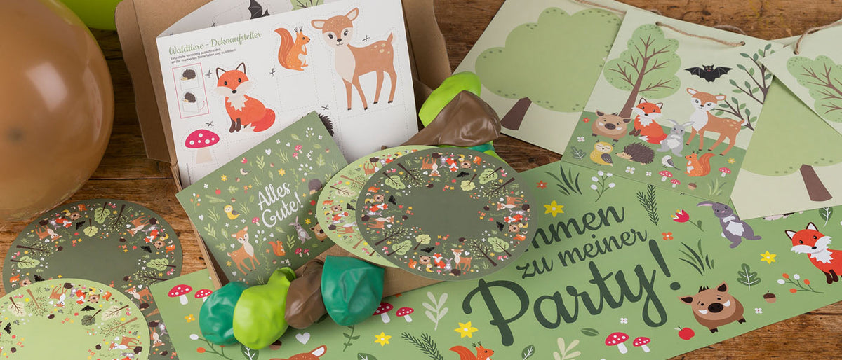 Waldtiere Partywelt