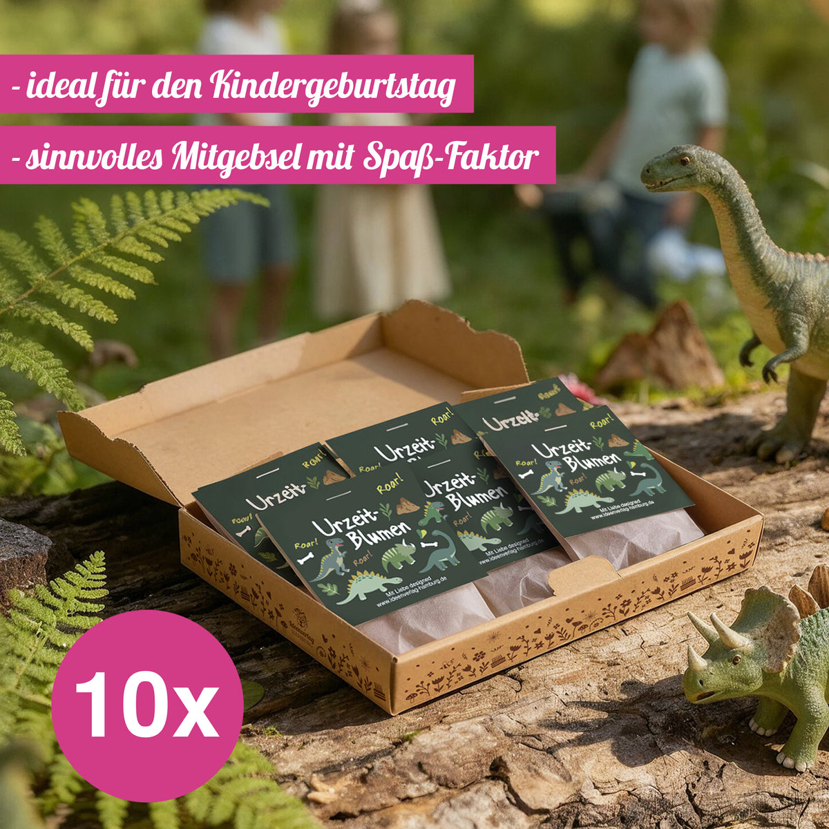 10x "Dinosaurier" Samenbomben
