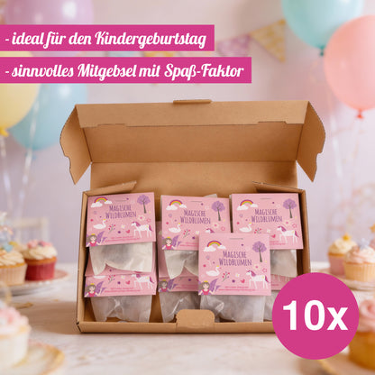 10x "Einhorn / Märchen" Samenbomben