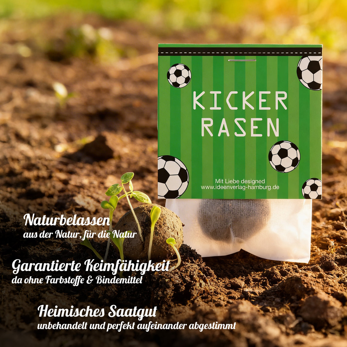10x "Fußball" Samenbomben