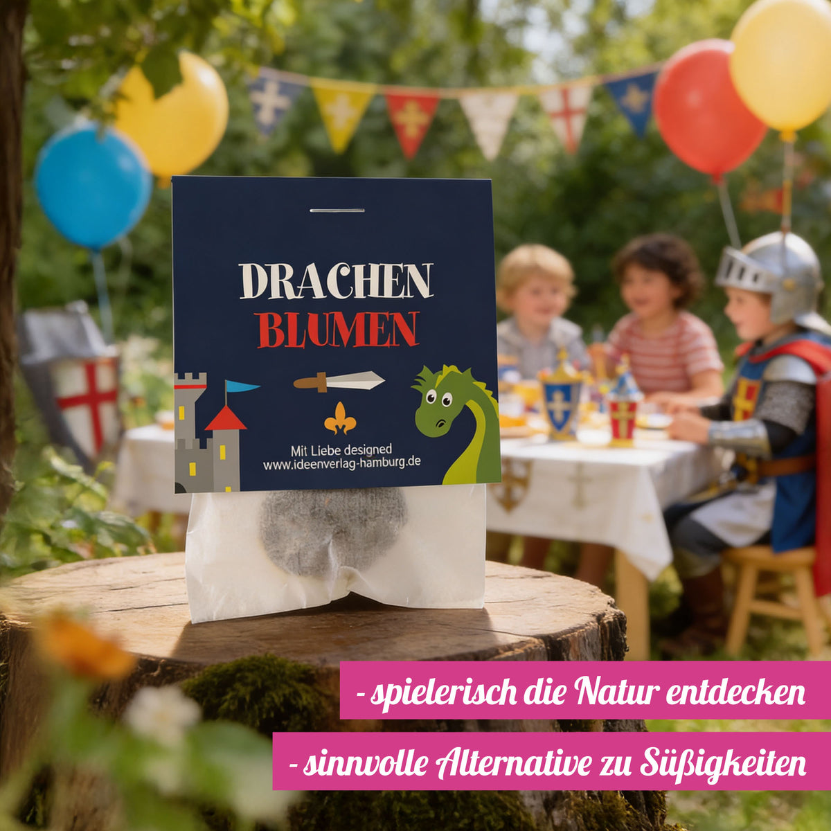 10x "Drachen / Ritter" Samenbomben