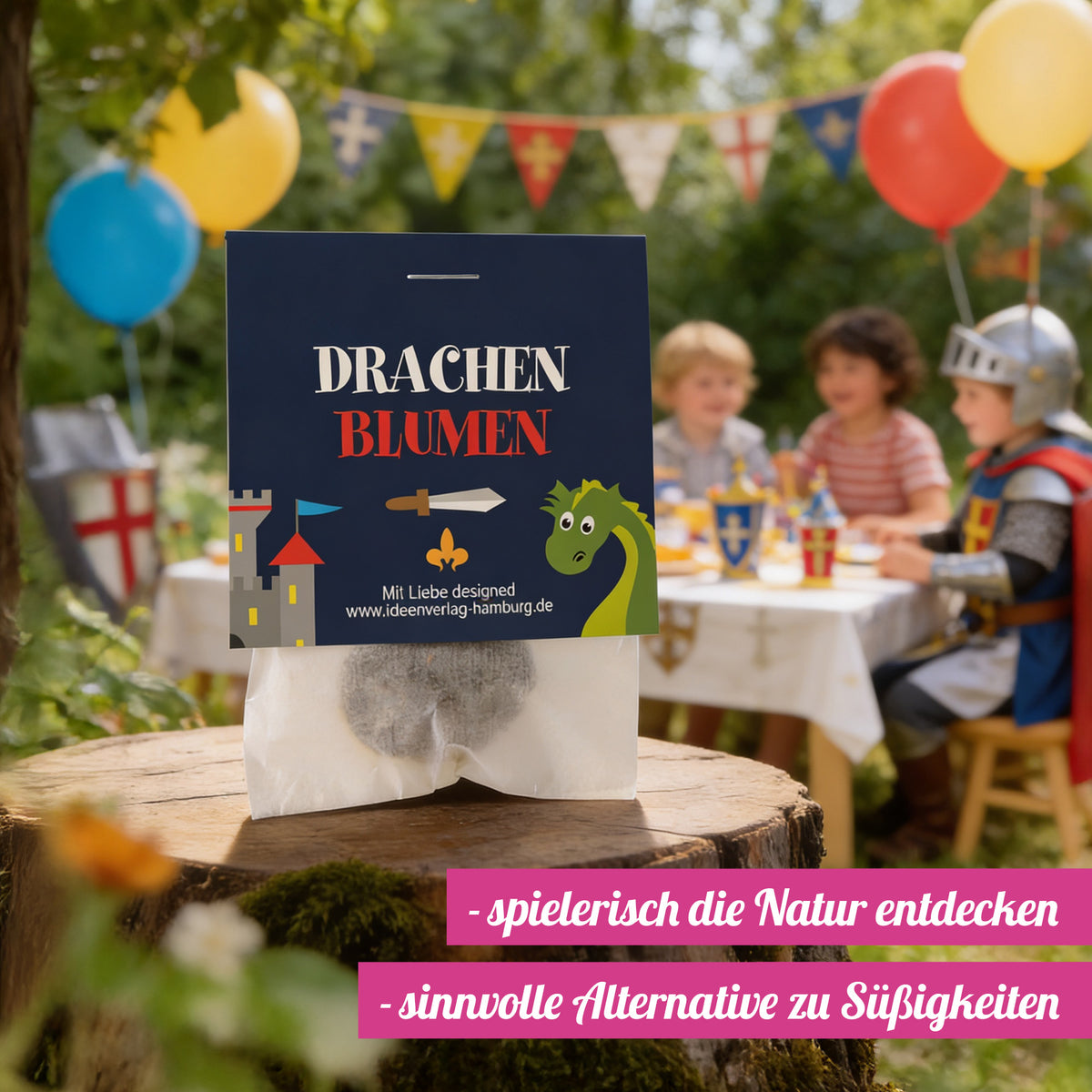 1x "Drachen / Ritter" Samenbombe