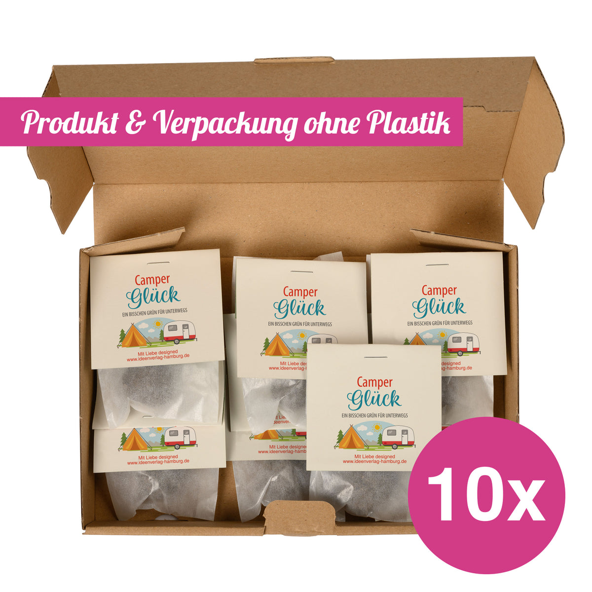 10x "Camping" Samenbomben