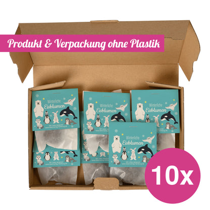 10 "Polartiere" Winter-Samenbomben