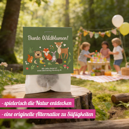 10x "Waldtiere" Samenbomben