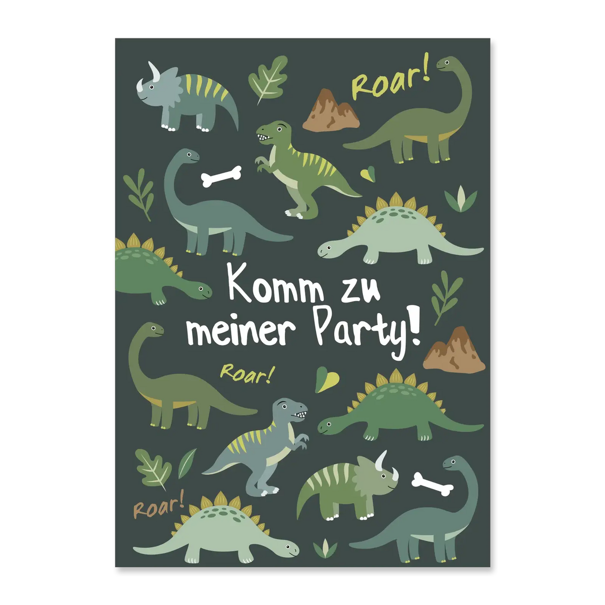 Dino_Einladungskarten_Vorderseite_Ideenverlag-Hamburg