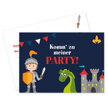 Drache-Ritter_Einladungskarten_Vorder-Rueckseite_Ideenverlag-Hamburg