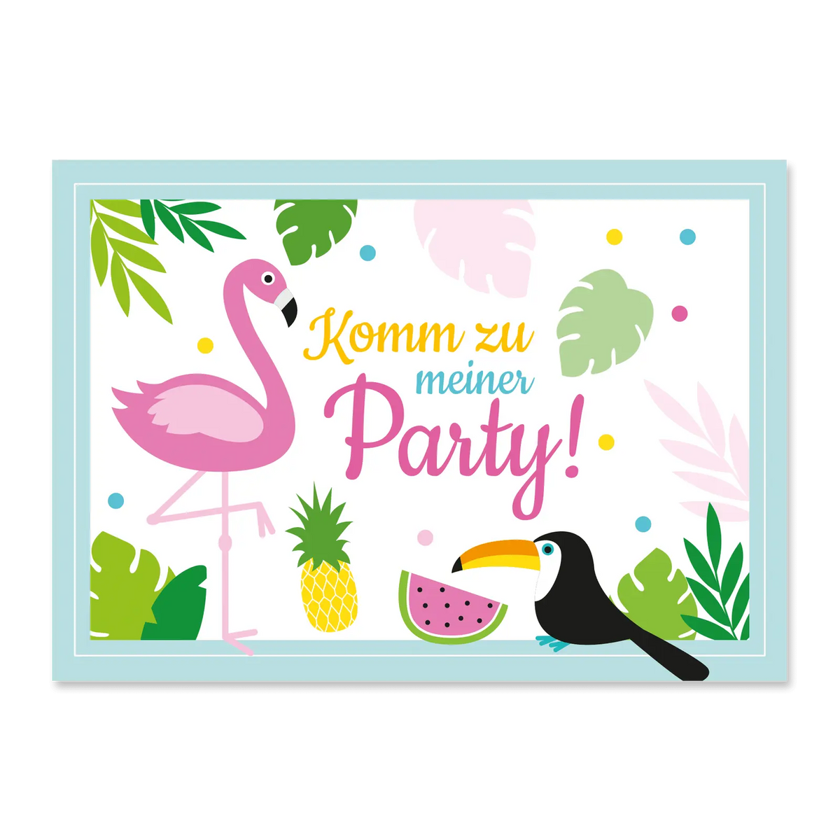 Flamingo_Einladungskarten_Vorderseite_Ideenverlag-Hamburg