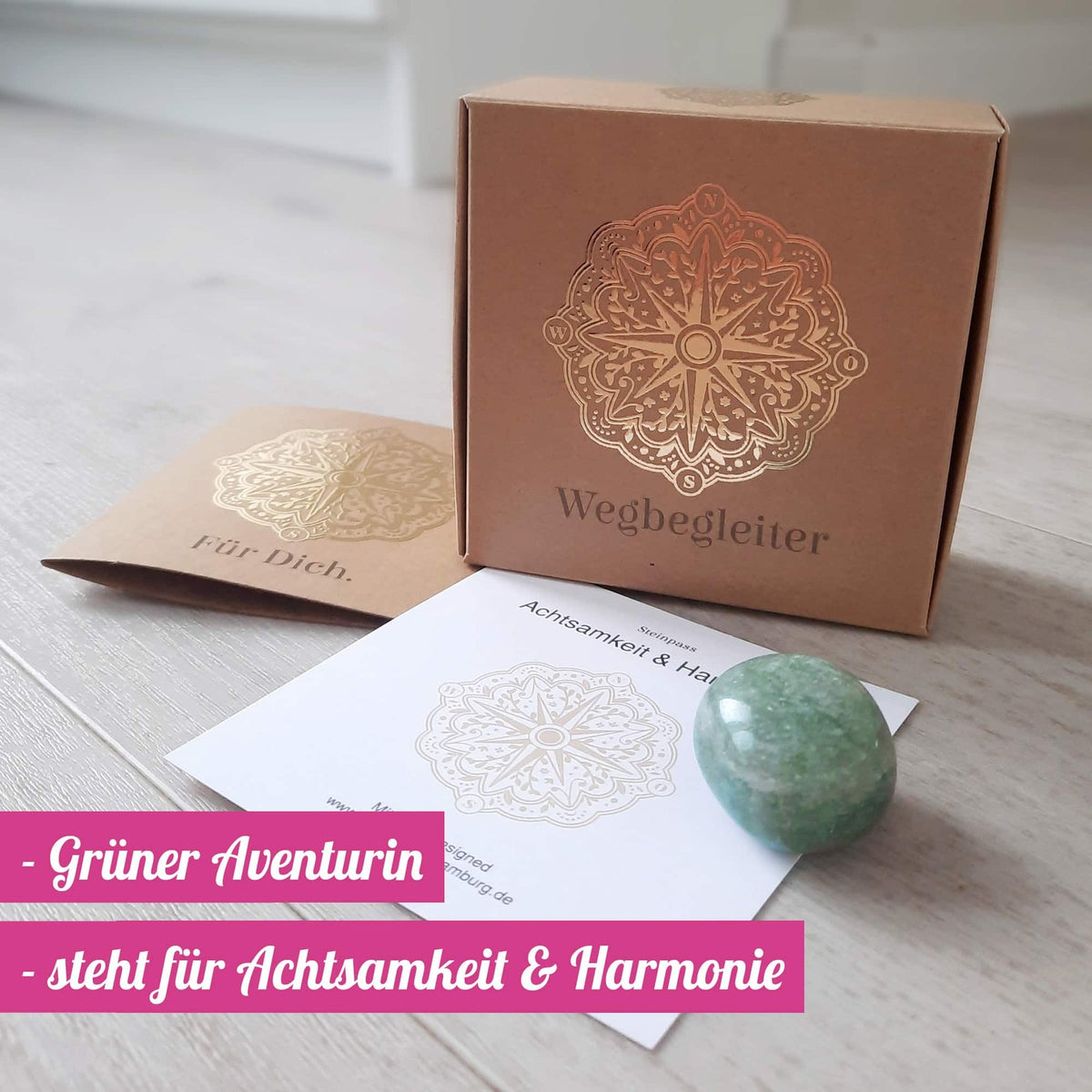 AchtsamkeitHarmonie_Wegbegleiter_Gruener-Aventurin_Mood_Ideenverlag-Hamburg
