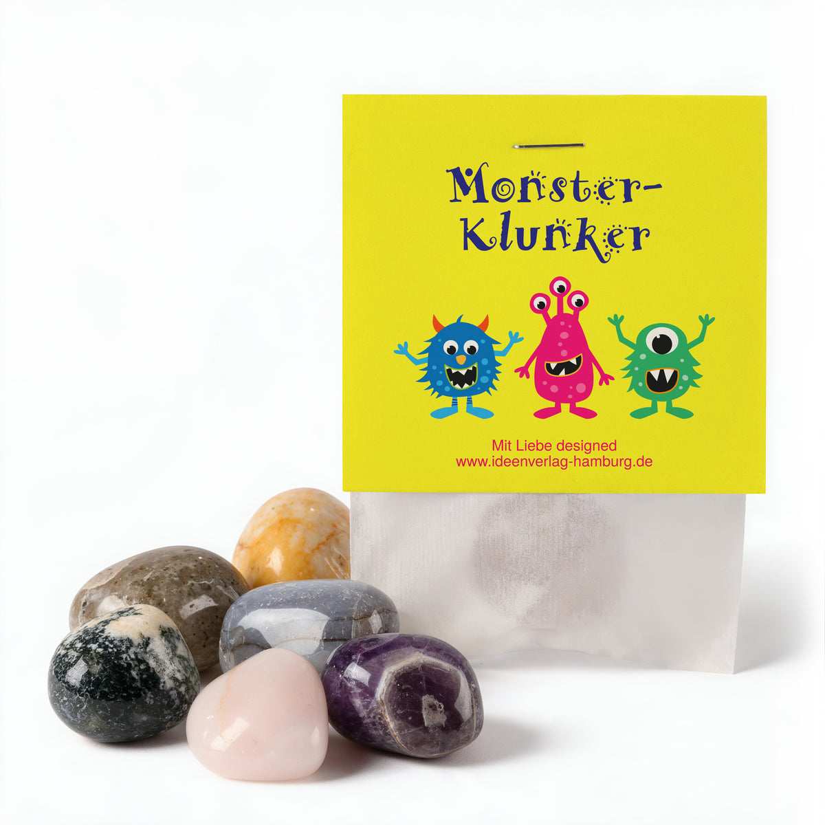 10x "Monster" Glückssteine