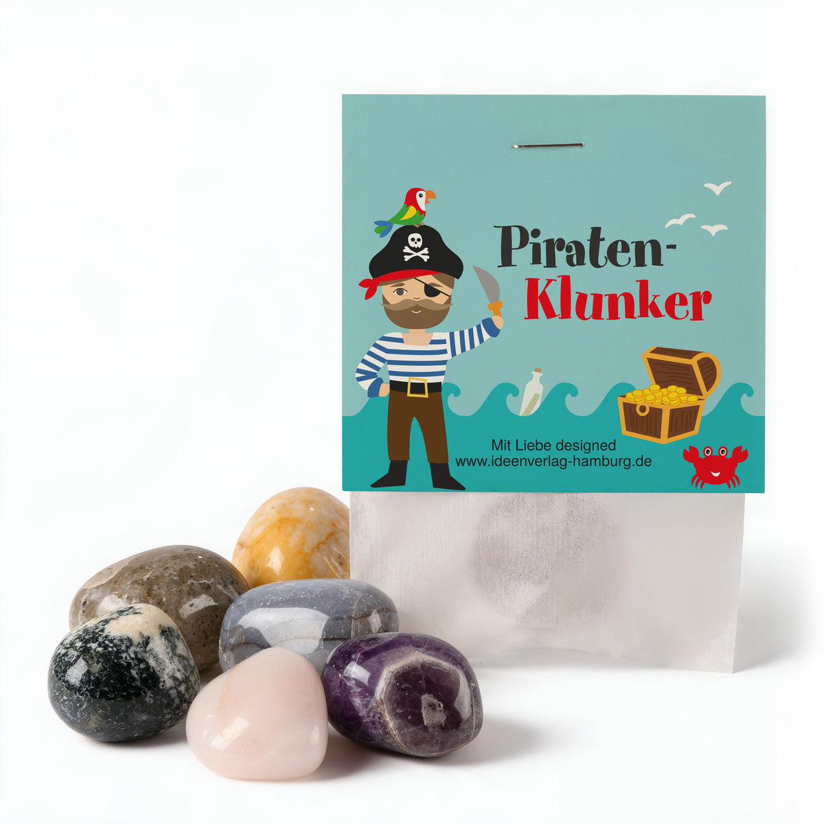 10x "Piraten" Glückssteine