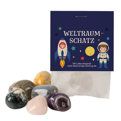 10x "Weltraum" Glückssteine