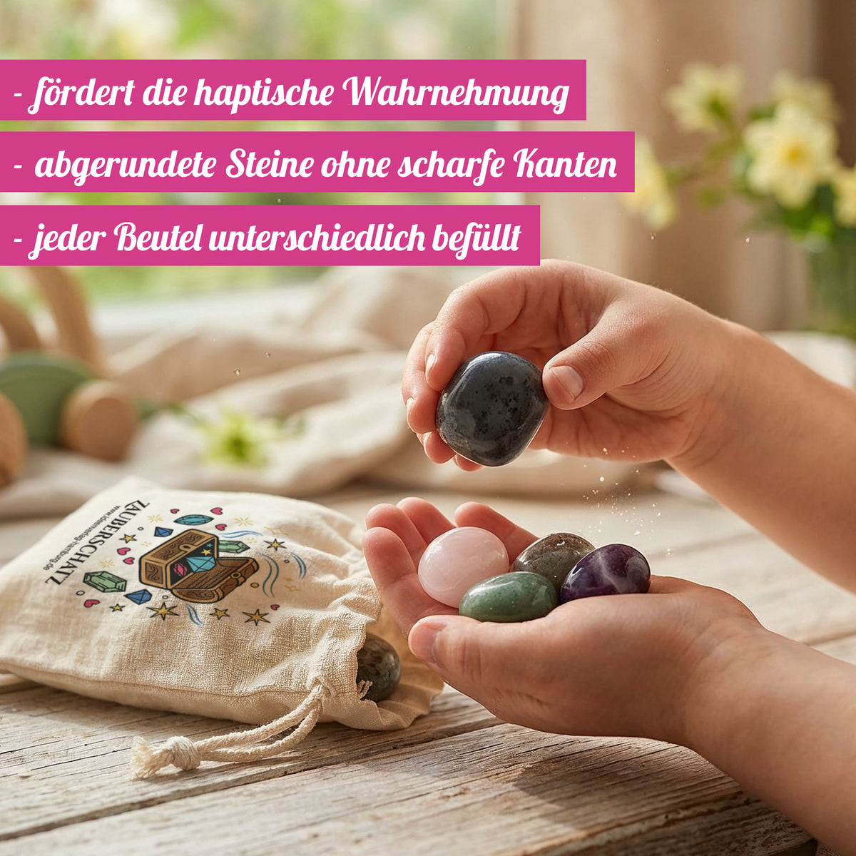 Edelstein-Set "Zauberschatz"