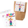 12x "Clown" Einladungskarten + Partytüten - Set