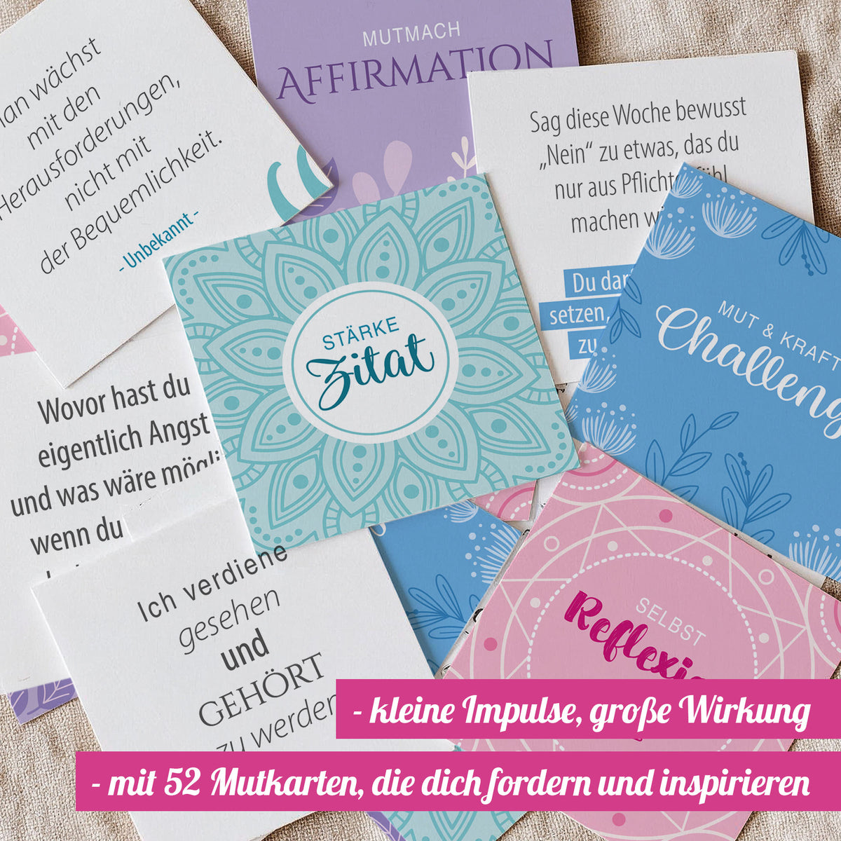 "Mut" Gedankenglas