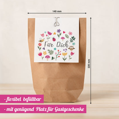 12x "Für Dich" Geschenktüten - Set