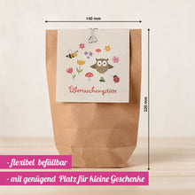 12x "Blumenwiesen" Einladungskarten + Partytüten - Set