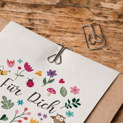 12x "Für Dich" Geschenktüten - Set