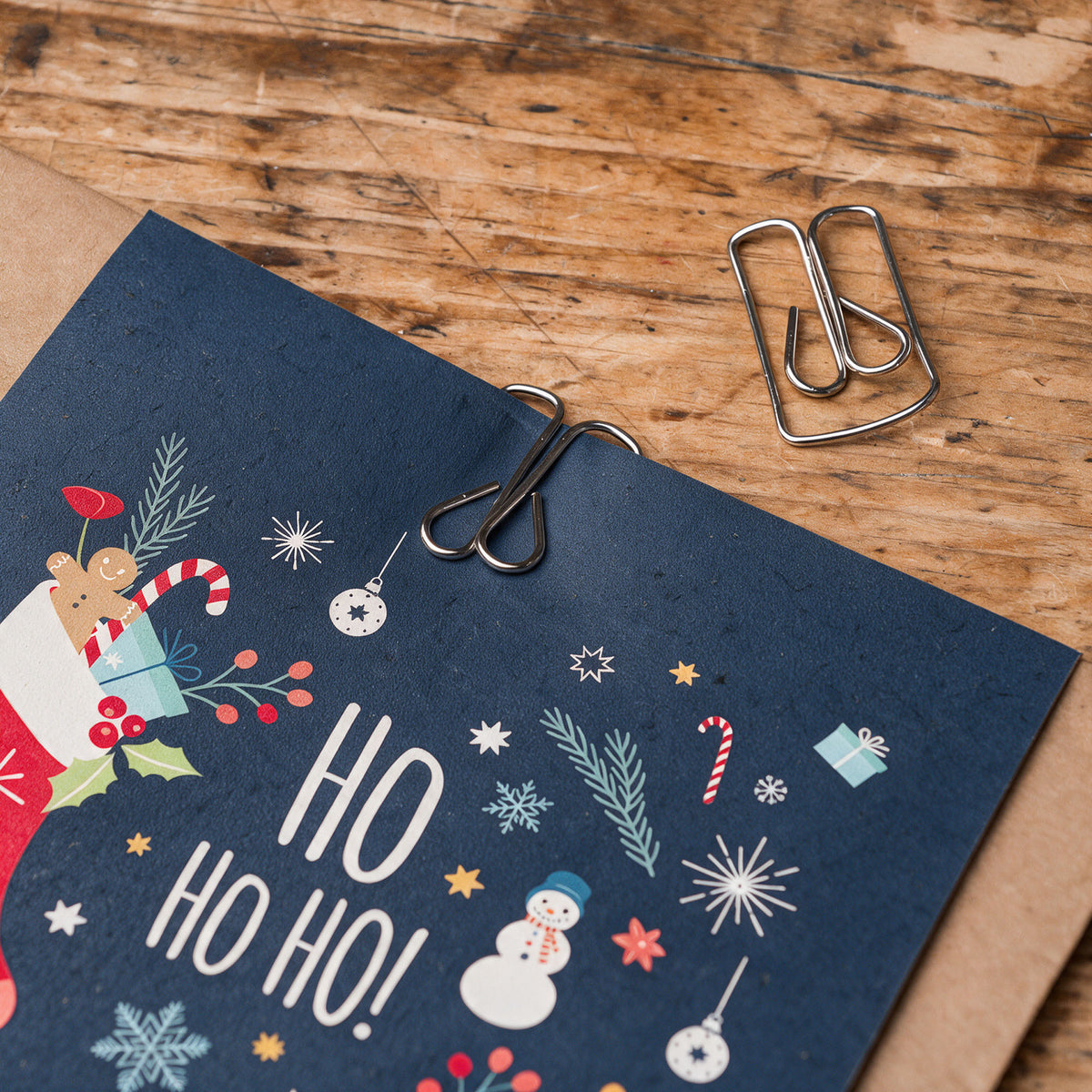 12x "Ho Ho Ho" Geschenktüten - Set