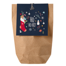 12x "Ho Ho Ho" Geschenktüten - Set