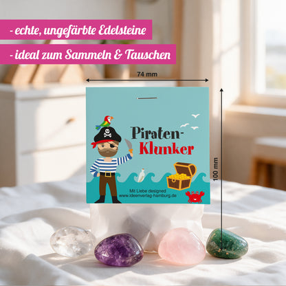 10x "Piraten" Glückssteine