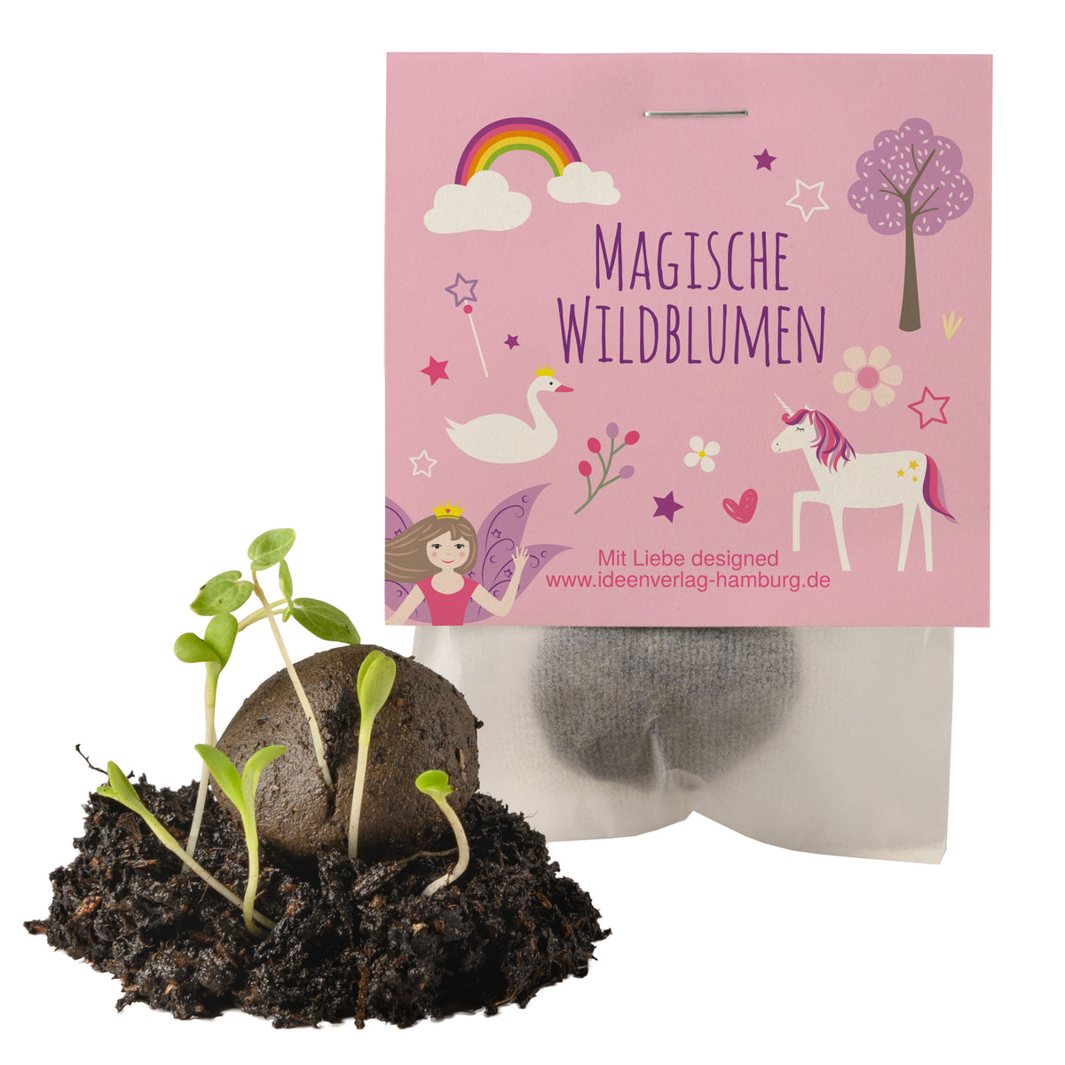 10x "Einhorn / Märchen" Samenbomben