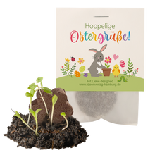 6x "Hoppelige Ostergrüße" + Geschenkkarten