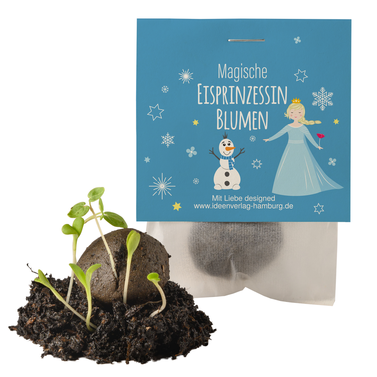 10x "Eisprinzessin" Winter-Samenbomben