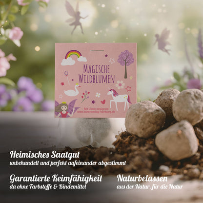 10x "Einhorn / Märchen" Samenbomben