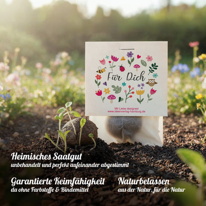 1x "Für Dich" Samenbombe