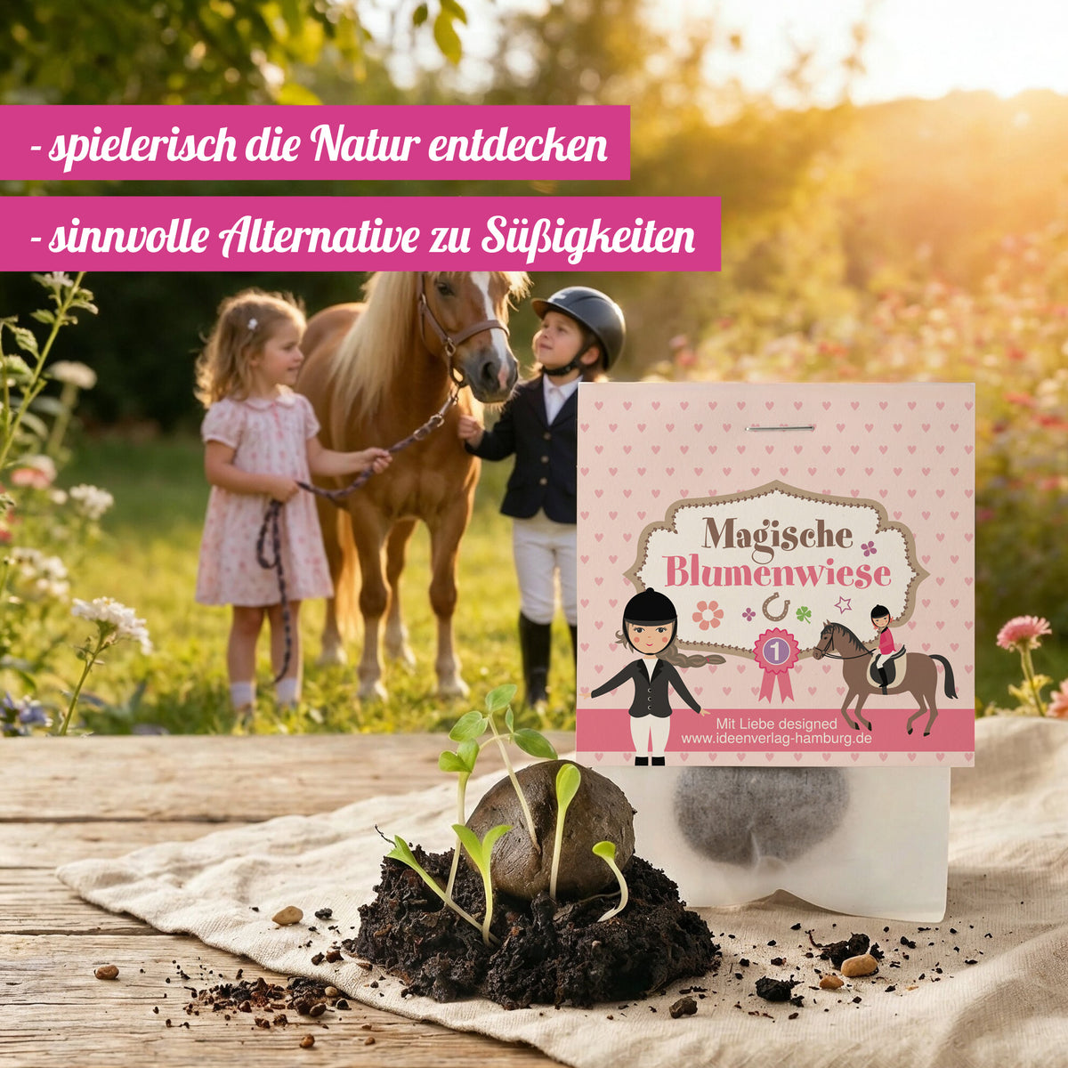 10x "Pferde" Samenbomben