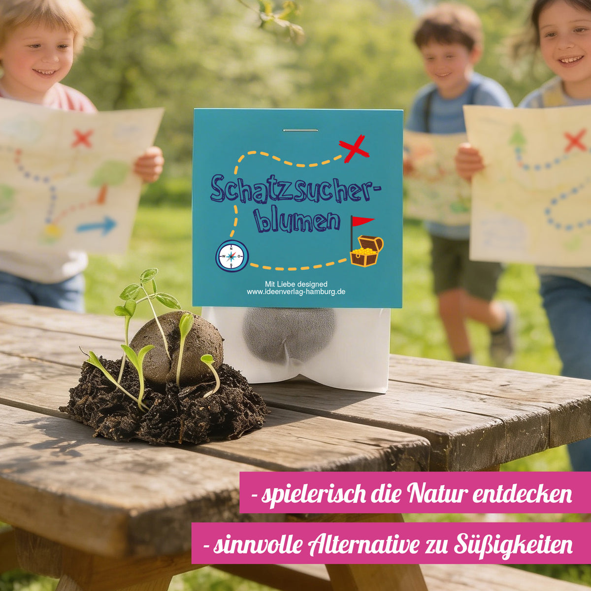 10x "Schatzsucher" Samenbomben