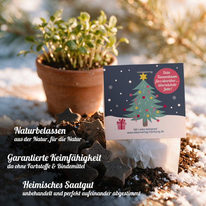 1x "Tannenbaum" Winter-Samenbombe