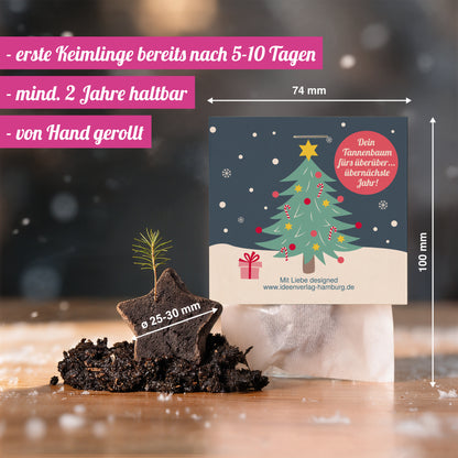 1x "Tannenbaum" Winter-Samenbombe
