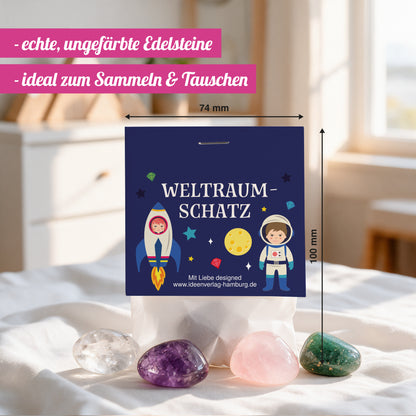 10x "Weltraum" Glückssteine