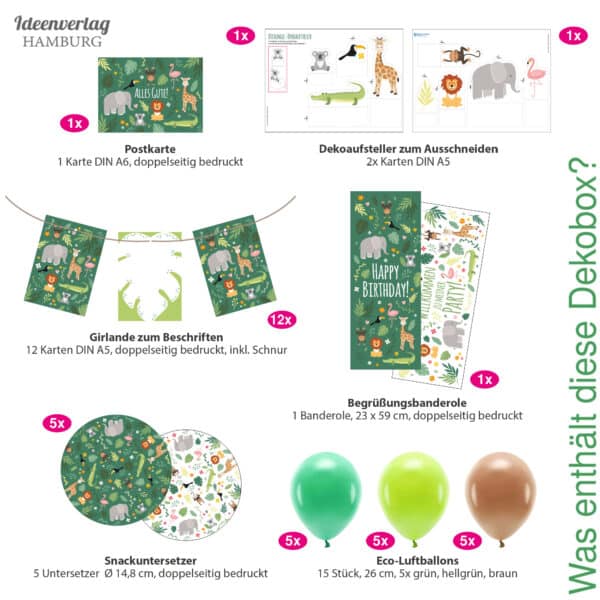 "Dschungel / Zoo" Bundle-Set