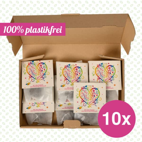 10x "Let love grow" Samenbomben