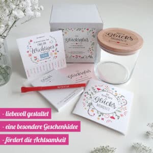 Gedankenglas "Glück"