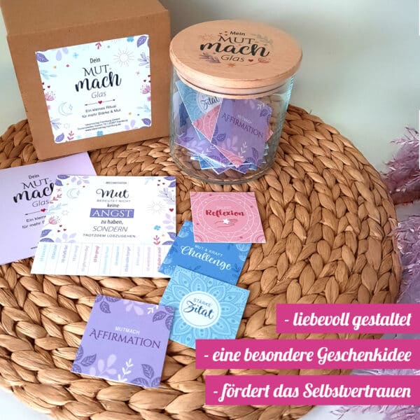 "Mut" Gedankenglas