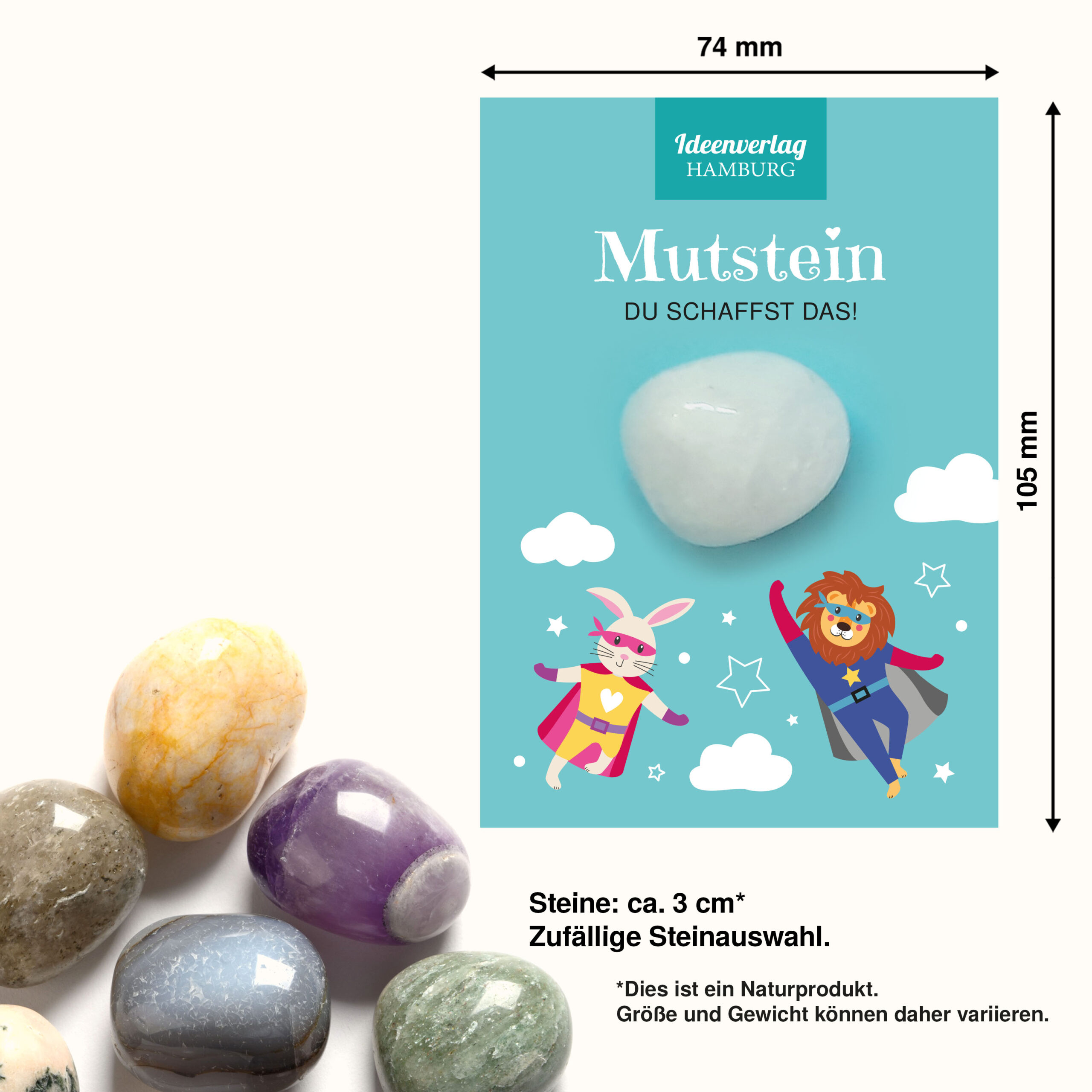 "Mutstein" Magischer Begleiter