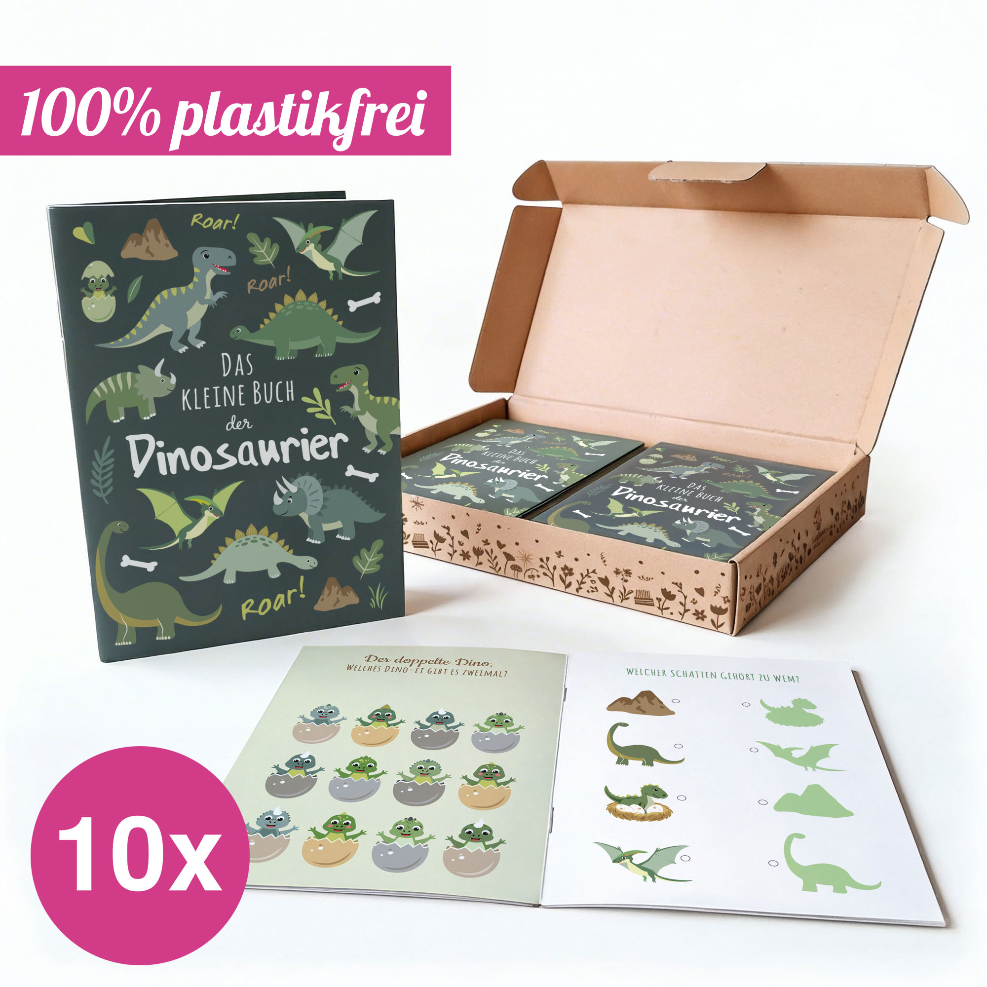 10x "Dinosaurier" Mitmachbücher