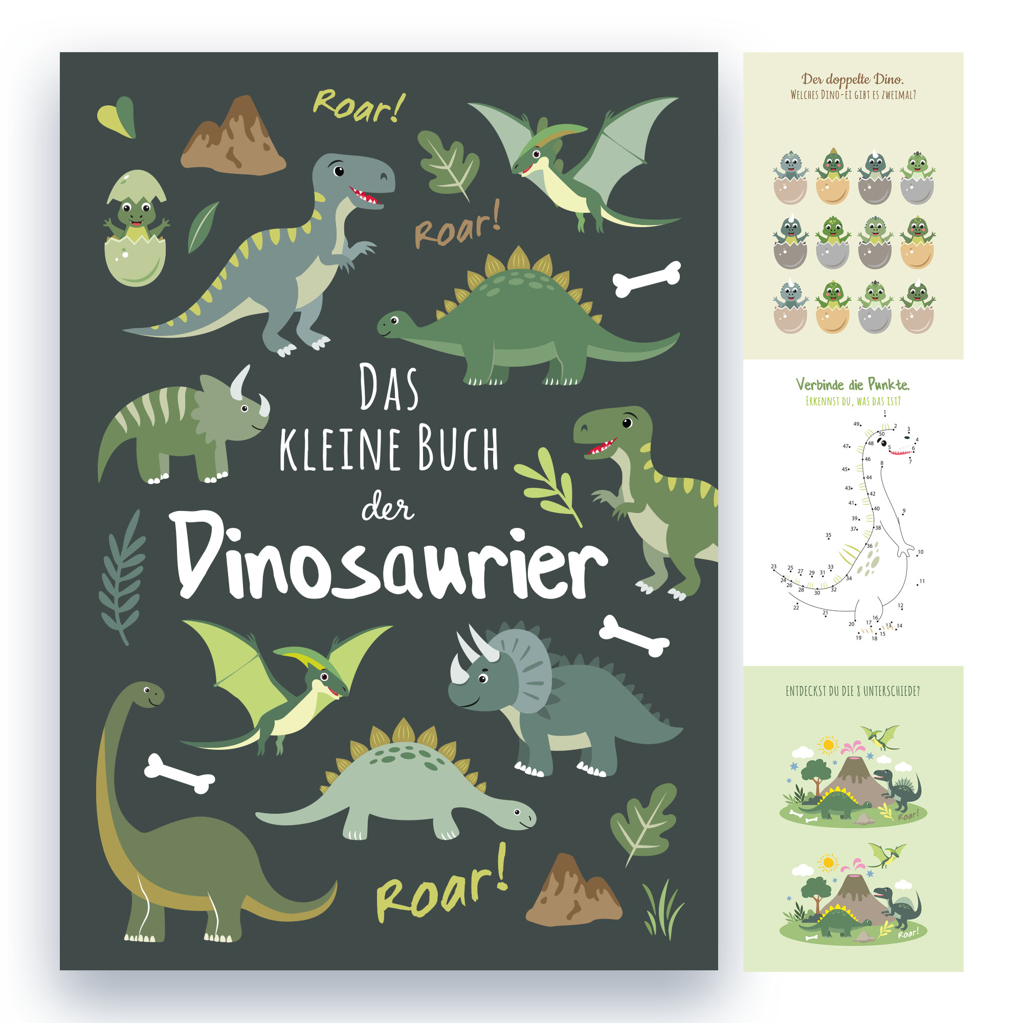 10x "Dinosaurier" Mitmachbücher